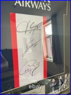 Lionel Messi, Neymar Jr & Kylian Mbappe Hand Signed And Framed PSG Shirt COA