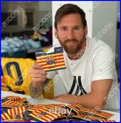 Lionel Messi Official Signed FC Barcelona Branded Captain's Armband