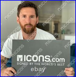 Lionel Messi Official Signed FC Barcelona Branded Captain's Armband