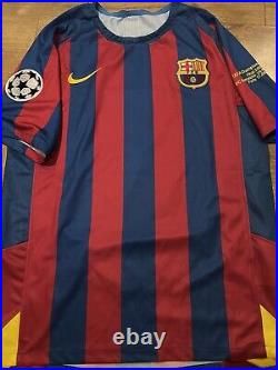 Lionel Messi Signed Barcelona Shirt 2006 #30 Coa Authentic