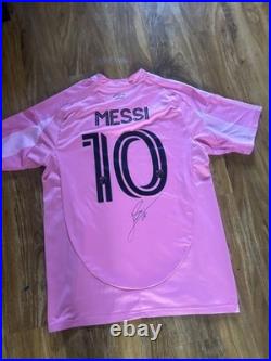 Lionel Messi Signed Inter Miami Home Shirt #10 With COA Certificate Included