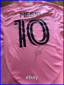 Lionel Messi Signed Inter Miami Home Shirt #10 With COA Certificate Included