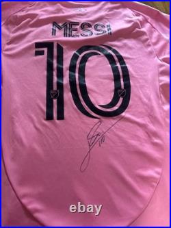 Lionel Messi Signed Inter Miami Home Shirt #10 With COA Certificate Included