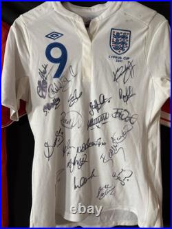Lioness Rare Ellen White Player Issued England Squad Signed Cyprus Cup2011 Cyp
