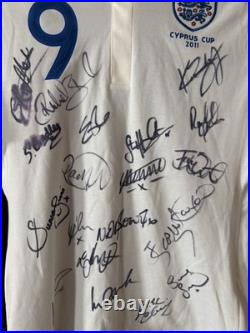 Lioness Rare Ellen White Player Issued England Squad Signed Cyprus Cup2011 Cyp