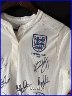 Lioness Rare Ellen White Player Issued England Squad Signed Cyprus Cup2011 Cyp