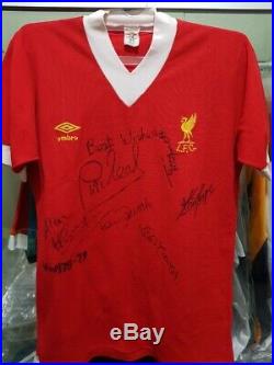 Liverpool 1978/1979 Home Match Worn Signed Shirt