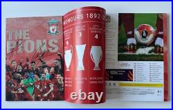 Liverpool 2019/20 Champions Programme Signed Salah Firmino Mane +2 Autographs