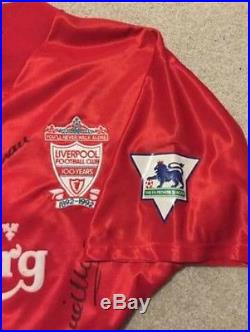 Liverpool Centenary Signed Shirt, Steve Mcmanaman Personal Shirt
