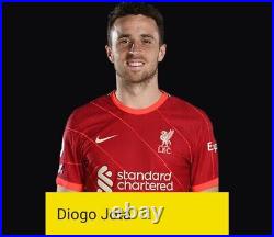 Liverpool- Diogo Jota Deluxe Framed & Signed Liverpool Shirt? COA £149