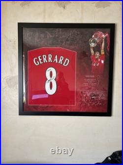 Liverpool FC 08/09 Signature Edition Home Shirt Stephen Gerrard Signed With COA