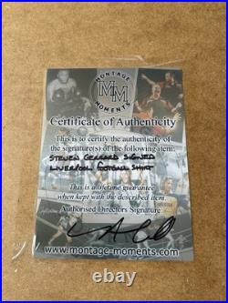 Liverpool FC 08/09 Signature Edition Home Shirt Stephen Gerrard Signed With COA