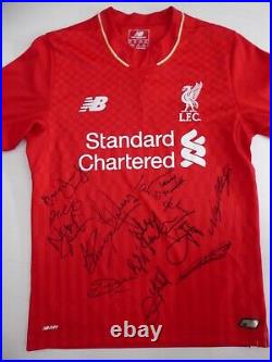 Liverpool FC Signed Legends Shirt x14 Football Autograph, YNWA, Anfield, Jones