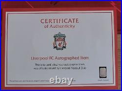 Liverpool FC signed shirt 2021/22 with coa & player issued shirt