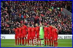 Liverpool HENDERSON Poppy Premier League Match Shirt MATCH WORN & SIGNED