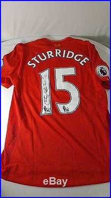 Liverpool Poppy Premier League Match Day Shirt MATCH WORN AND SIGNED