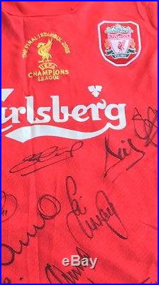 Liverpool Signed Replica 2005 Champions League Shirt