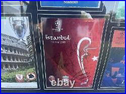 Liverpool signed football memorabilia