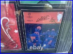Liverpool signed football memorabilia