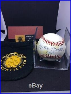 Lot of 2 Mickey Mantle Signed Autographed Baseballs, Upper Deck & JSA Certified
