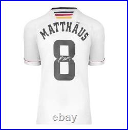 Lothar Matthaus Signed Germany Shirt Home, 1998-99 Autograph Jersey