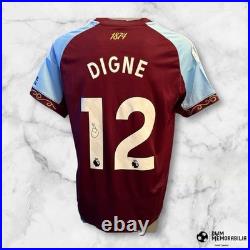 Lucas Digne signed shirt, obtained in person