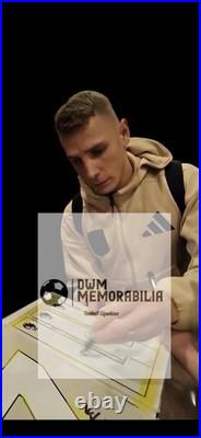 Lucas Digne signed shirt, obtained in person