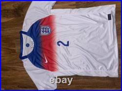 Lucy Bromze Hand Signed England Lioness 2025 Home #2 Shirt & Certified COA