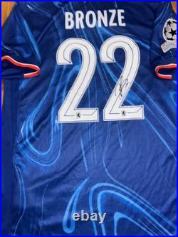 Lucy Bronze Signed Chelsea Home Shirt With COA Included