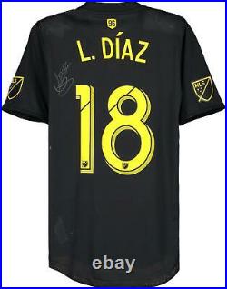 Luis Diaz Columbus Crew SC Signed MU #18 Black Jersey vs Toronto FC on 10/6/19