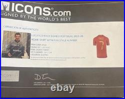 Luis Figo Signed Portugal Shirt With COA
