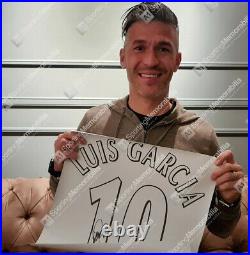 Luis Garcia Signed Liverpool Shirt 2005 Champions League Final, Number 10