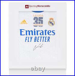 Luka Modric Signed Real Madrid Shirt 2021-22, La Liga Champions Gift Box