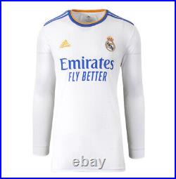 Luka Modric Signed Real Madrid Shirt 2021-22, La Liga Edition, Number 10 Gif