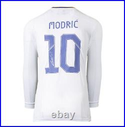 Luka Modric Signed Real Madrid Shirt 2021-22, UCL Edition, Number 10