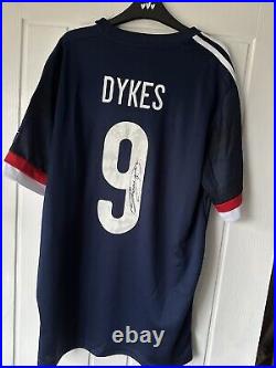 Lyndon Dykes Hand Signed Scotland Euro 2020 football Shirt