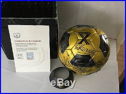 Manchester United Boxed Squad Signed Premier League Ball Offical Club Issued Coa
