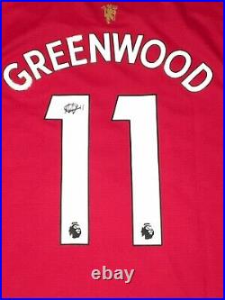 MASON GREENWOOD SIGNED MAN UTD SHIRT COA England Premier League