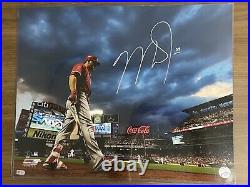 MIKE TROUT signed 16x20 photo Auto Autograph LA Angels MLB Authentic Holo