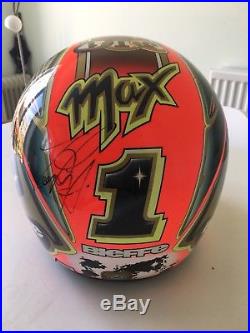 MOTOGP SIGNED Max Biaggi Signed Helmet