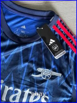 MYLES LEWIS SKELLY Rare Hand Signed 25/26 PL WINNER Arsenal Away Shirt #49 COA