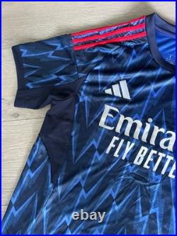 MYLES LEWIS SKELLY Rare Hand Signed 25/26 PL WINNER Arsenal Away Shirt #49 COA