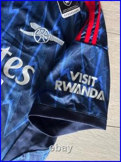 MYLES LEWIS SKELLY Rare Hand Signed 25/26 PL WINNER Arsenal Away Shirt #49 COA
