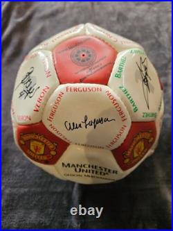 Man United Signed 01-02 Football Signatures From Sir Alex & Full Squad