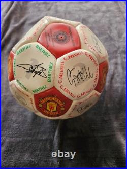 Man United Signed 01-02 Football Signatures From Sir Alex & Full Squad
