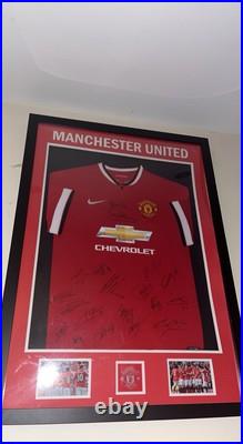 Man United Signed Shirt