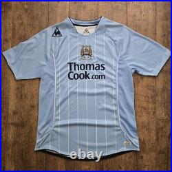 Manchester City 2008/09 Home Shirt Signed by Martin Petrov Size L Excelent