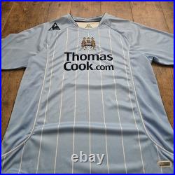 Manchester City 2008/09 Home Shirt Signed by Martin Petrov Size L Excelent