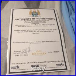 Manchester City 2011/12 Signed Shirt