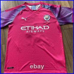 Manchester City Goalkeeper Ederson signed Jersey Size L